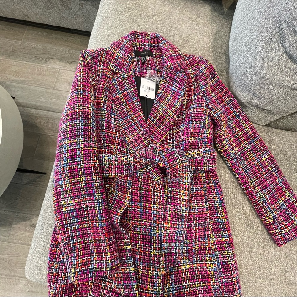 Forever 21 Vibrant Tweed Blazer